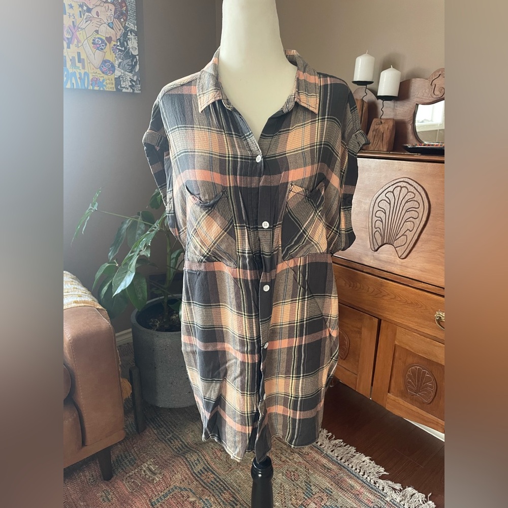 Kavu Multicolor Plaid Shirt